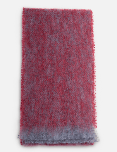 Wine Clash Mohair Scarf - Cushendale Woollen Mills