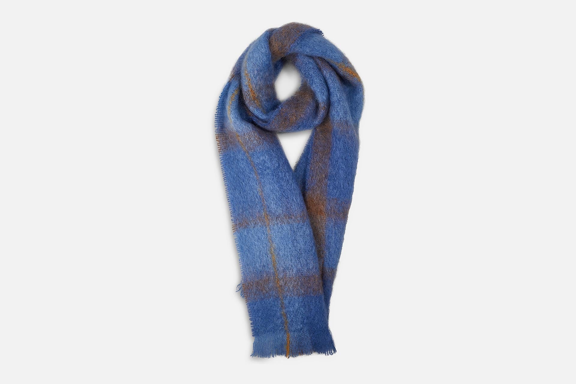 Bluebird Drumin Mohair Scarf - Cushendale Woollen Mills
