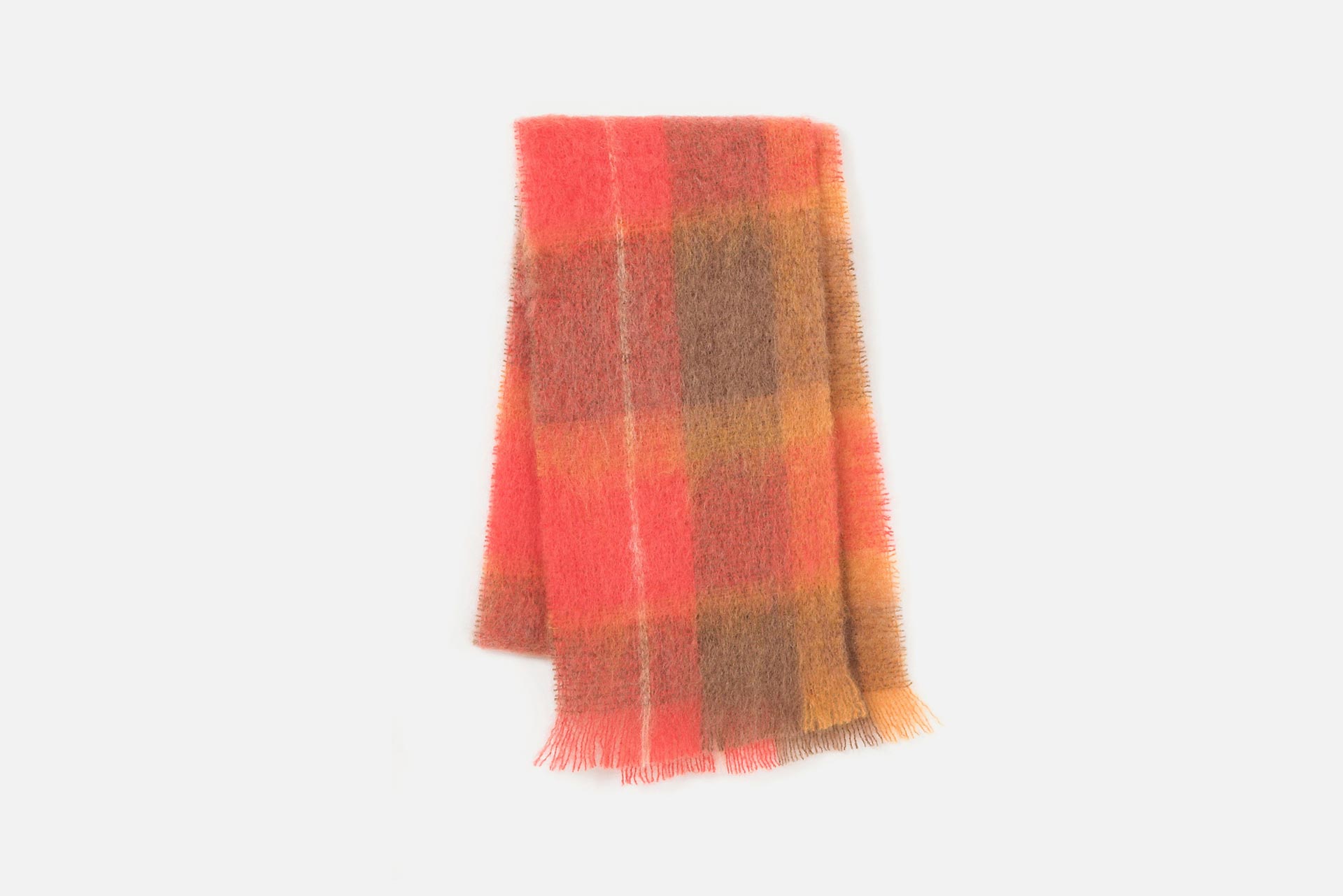 Flame Drumin Mohair Scarf - Cushendale Woollen Mills