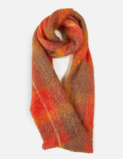 Flame Drumin Mohair Scarf - Cushendale Woollen Mills