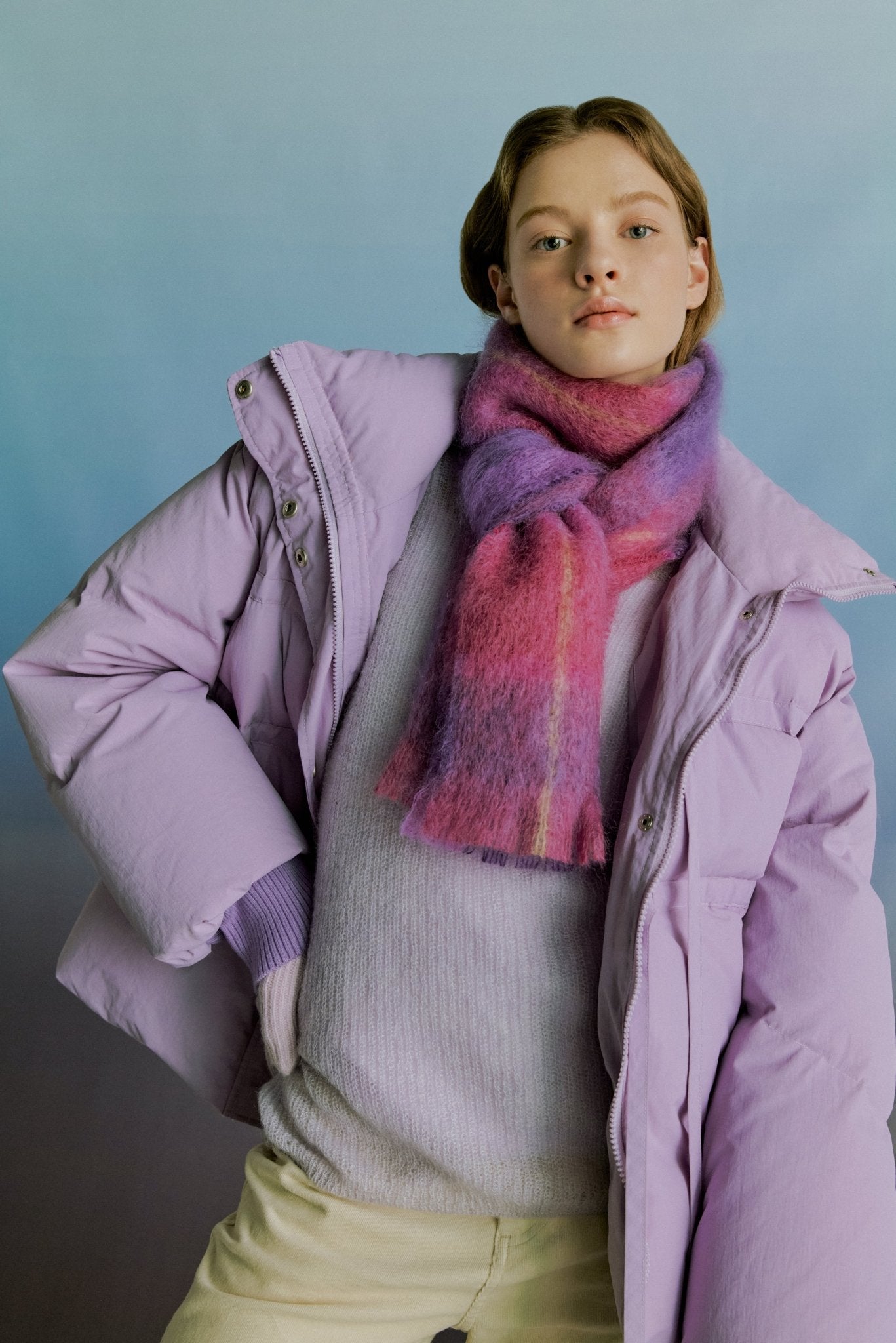 Berry Drumin Mohair Scarf - Cushendale Woollen Mills