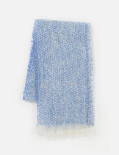 Azure Mooneen Mohair Scarf - Cushendale Woollen Mills