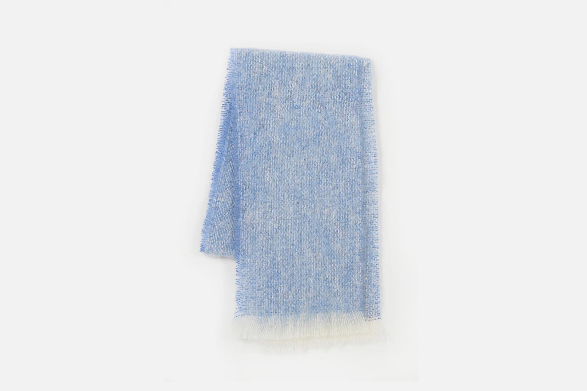 Azure Mooneen Mohair Scarf - Cushendale Woollen Mills