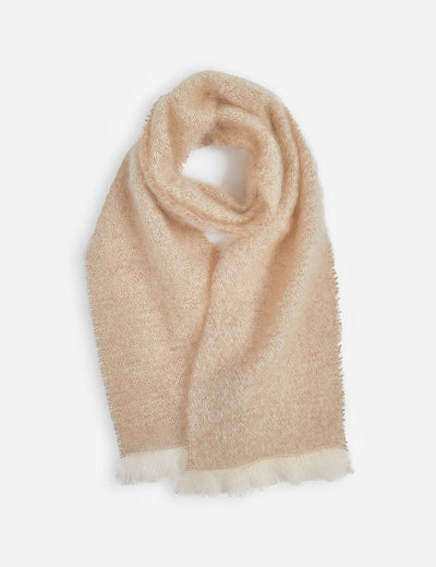 Fawn Mooneen Mohair Scarf - Cushendale Woollen Mills