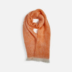Tangerine Mooneen Mohair Scarf - Cushendale Woollen Mills