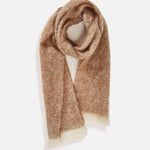 Cocoa Mooneen Mohair Scarf - Cushendale Woollen Mills