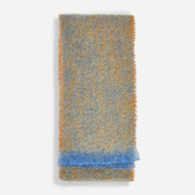 Ochre Clash Mohair Scarf - Cushendale Woollen Mills