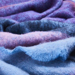 Aubergine Boher Mohair XThrow Blanket - Cushendale Woollen Mills