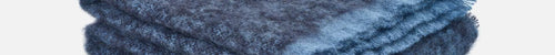 Black Clash Mohair Throw Blanket - Cushendale Woollen Mills