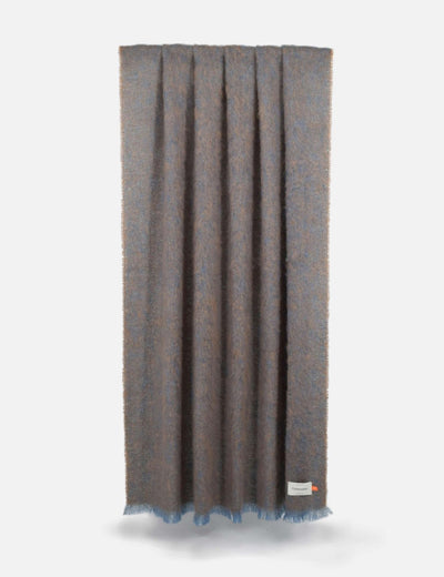 Cocoa Clash Mohair Throw Blanket - Cushendale Woollen Mills