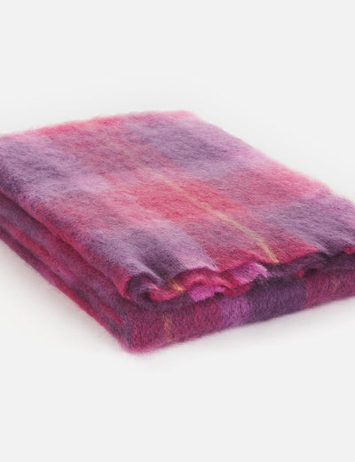 Berry Drumin Mohair Throw Blanket - Cushendale Woollen Mills