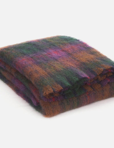 Woodland Drumin Mohair Throw Blanket - Cushendale Woollen Mills
