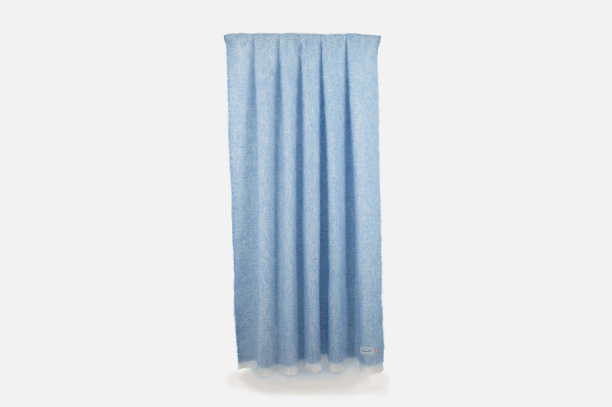 Azure Mooneen Mohair Throw Blanket - Cushendale Woollen Mills