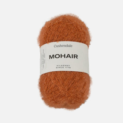 Tangerine Mohair Yarn - Cushendale Woollen Mills