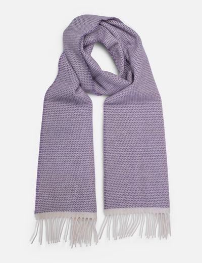 Mauve Duiske Merino Lambswool Scarf - Cushendale Woollen Mills