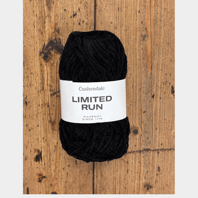 Black Chenille Yarn - Cushendale Woollen Mills