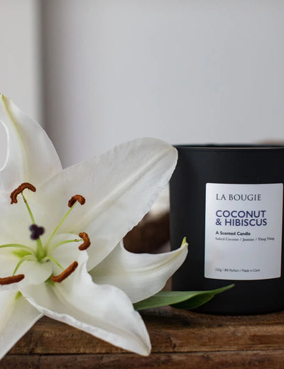 Coconut & Hibiscus Candle - Cushendale Woollen Mills