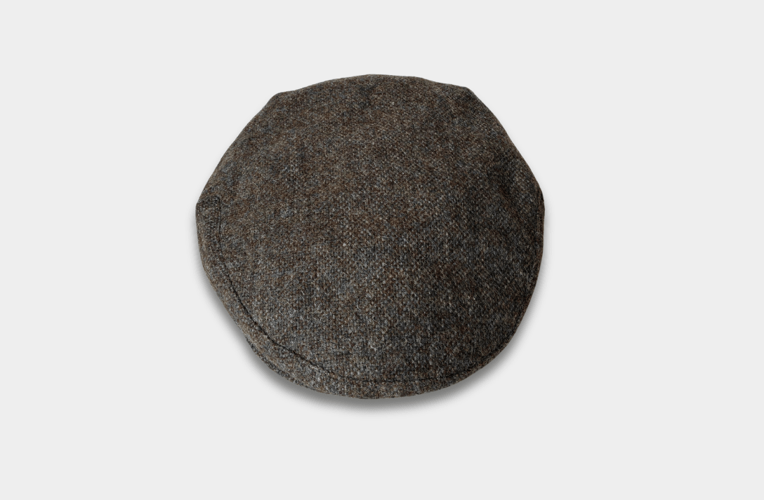 Dark Moss Irish Wool Tweed Cap - Cushendale Woollen Mills