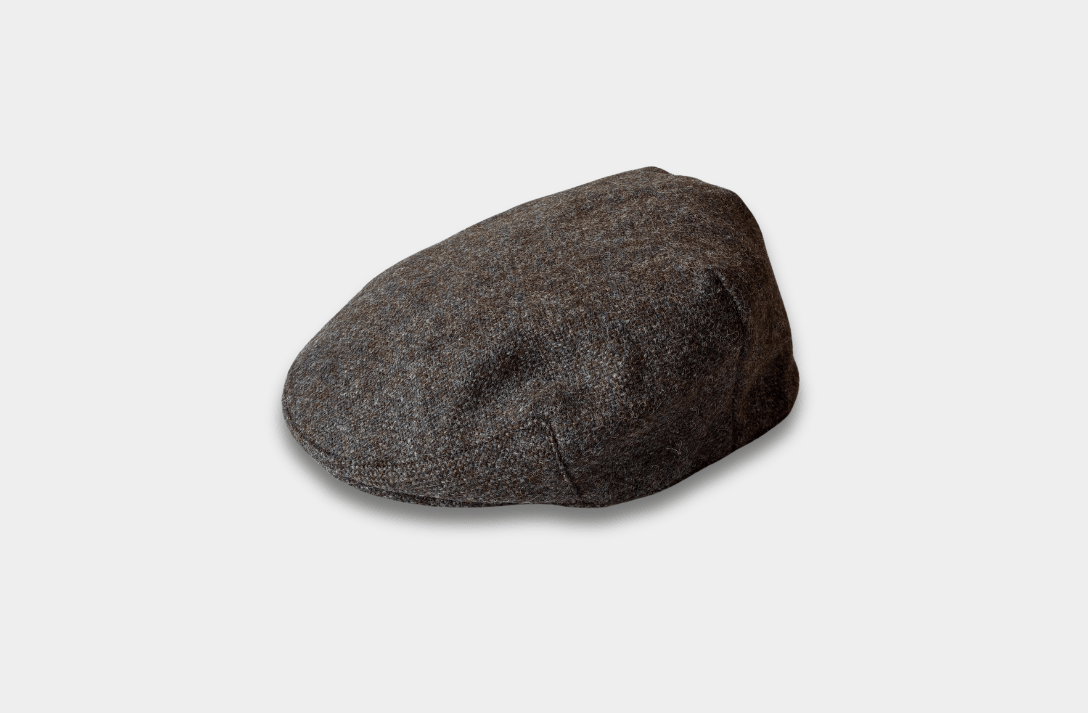 Dark Moss Irish Wool Tweed Cap - Cushendale Woollen Mills