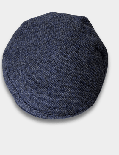 Slate Irish Wool Tweed Cap - Cushendale Woollen Mills