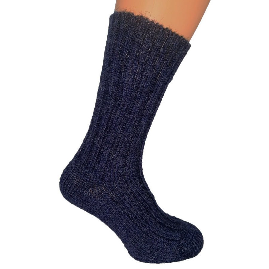 Denim Natural Wool Socks - Cushendale Woollen Mills