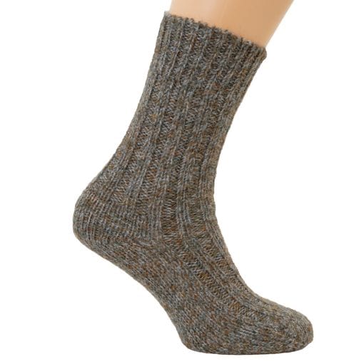 Tweed Green Natural Wool Socks - Cushendale Woollen Mills