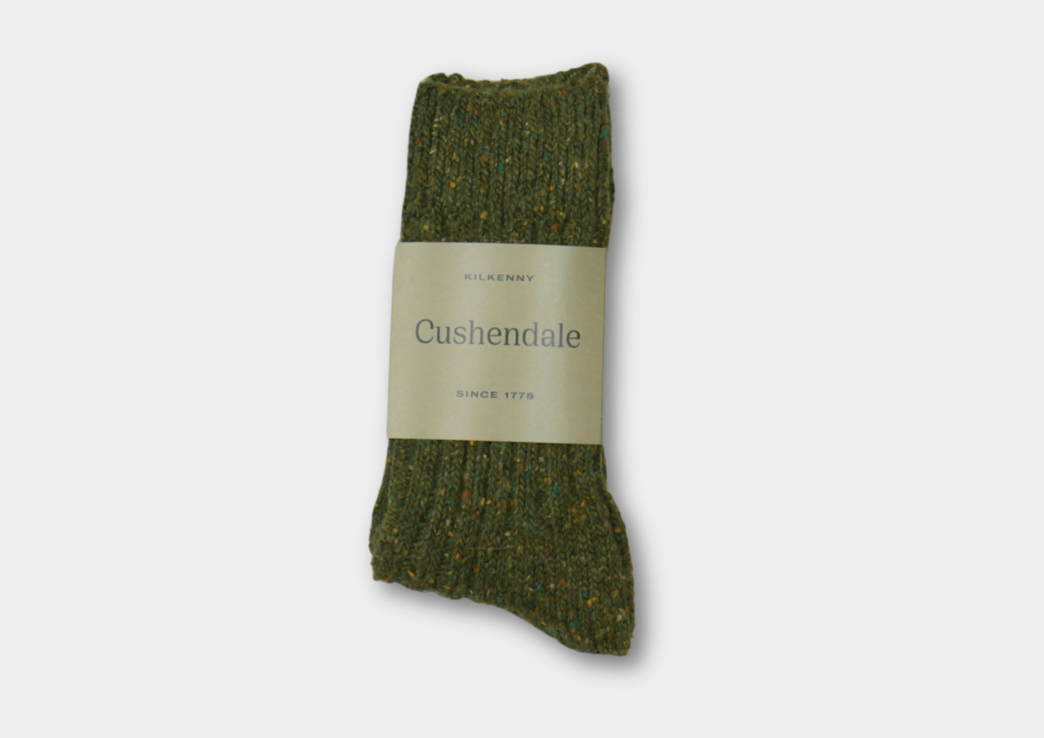 Green Wool Socks - Cushendale Woollen Mills
