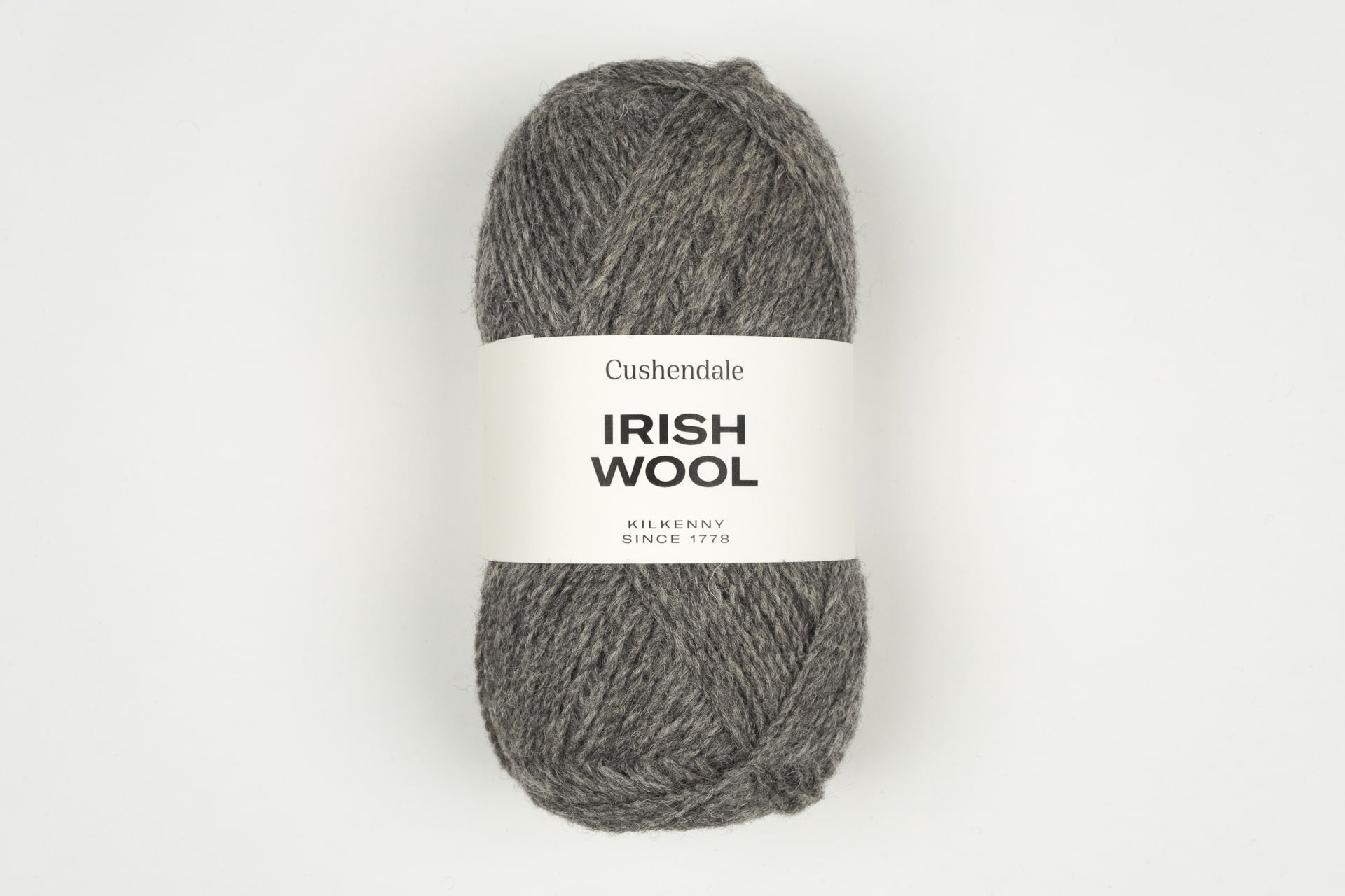 Mid Charcoal Irish Wool DK Yarn - Cushendale Woollen Mills