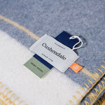Grey Lacken Irish Wool Bed Blanket - Cushendale Woollen Mills