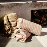 Salmon Raheen Irish Wool Throw Blanket - Cushendale Woollen Mills