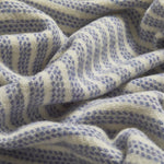 Indigo Raheen Irish Wool Throw Blanket - Cushendale Woollen Mills