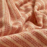 Salmon Raheen Irish Wool Throw Blanket - Cushendale Woollen Mills