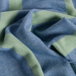 Blue Classic Kileen Lambswool Baby Blanket - Cushendale Woollen Mills