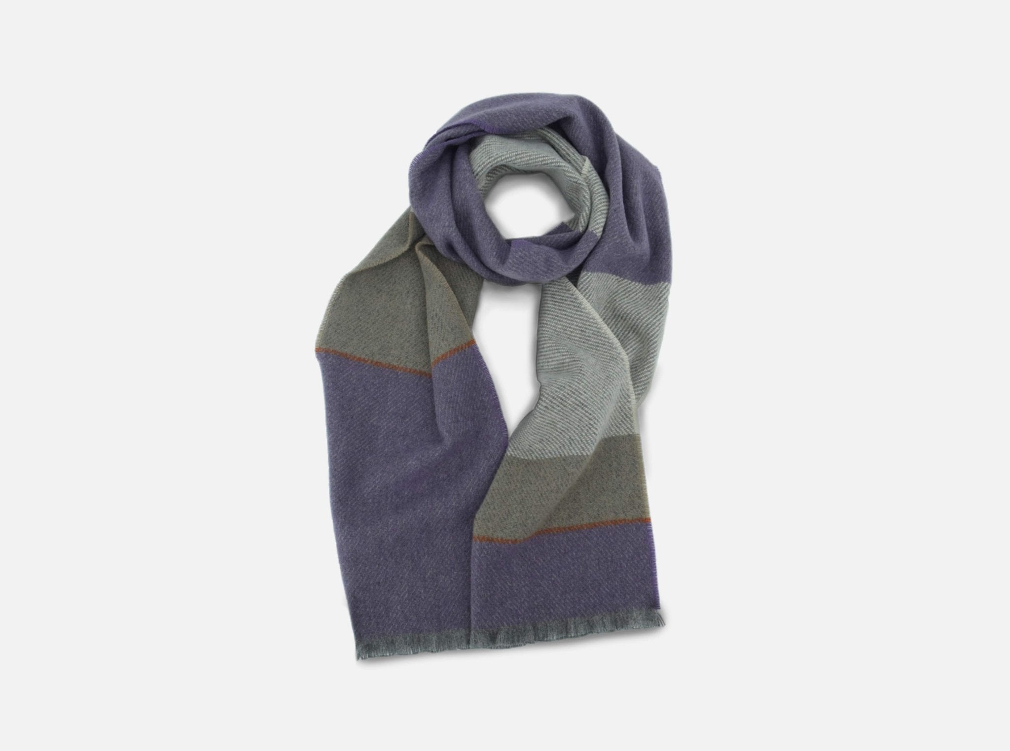 Mauve Bahana Lambswool Scarf - Cushendale Woollen Mills