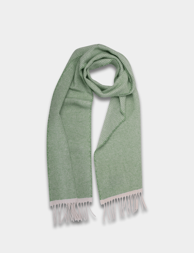 Greengage Duiske Merino Lambswool Scarf - Cushendale Woollen Mills