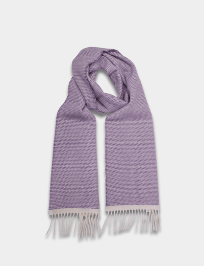 Mauve Duiske Merino Lambswool Scarf - Cushendale Woollen Mills