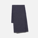 Navy Grange Lambswool Scarf - Cushendale Woollen Mills