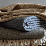 Autumn Duiske Lambswool Throw Blanket - Cushendale Woollen Mills