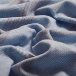 Sky Seskin Lambswool Throw Blanket - Cushendale Woollen Mills