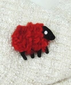 Sheep Brooch (Liz Christy) - Cushendale Woollen Mills