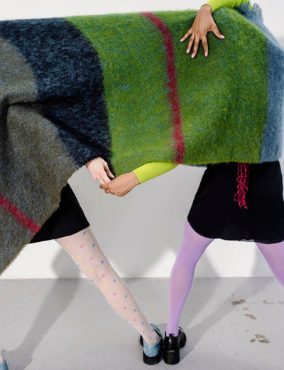 Moss Boher Mohair XThrow Blanket - Cushendale Woollen Mills