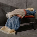 Slate Silare Mohair XThrow Blanket - Cushendale Woollen Mills