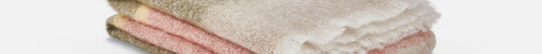 Olive Silare Mohair XThrow Blanket - Cushendale Woollen Mills