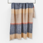 Slate Silare Mohair XThrow Blanket - Cushendale Woollen Mills