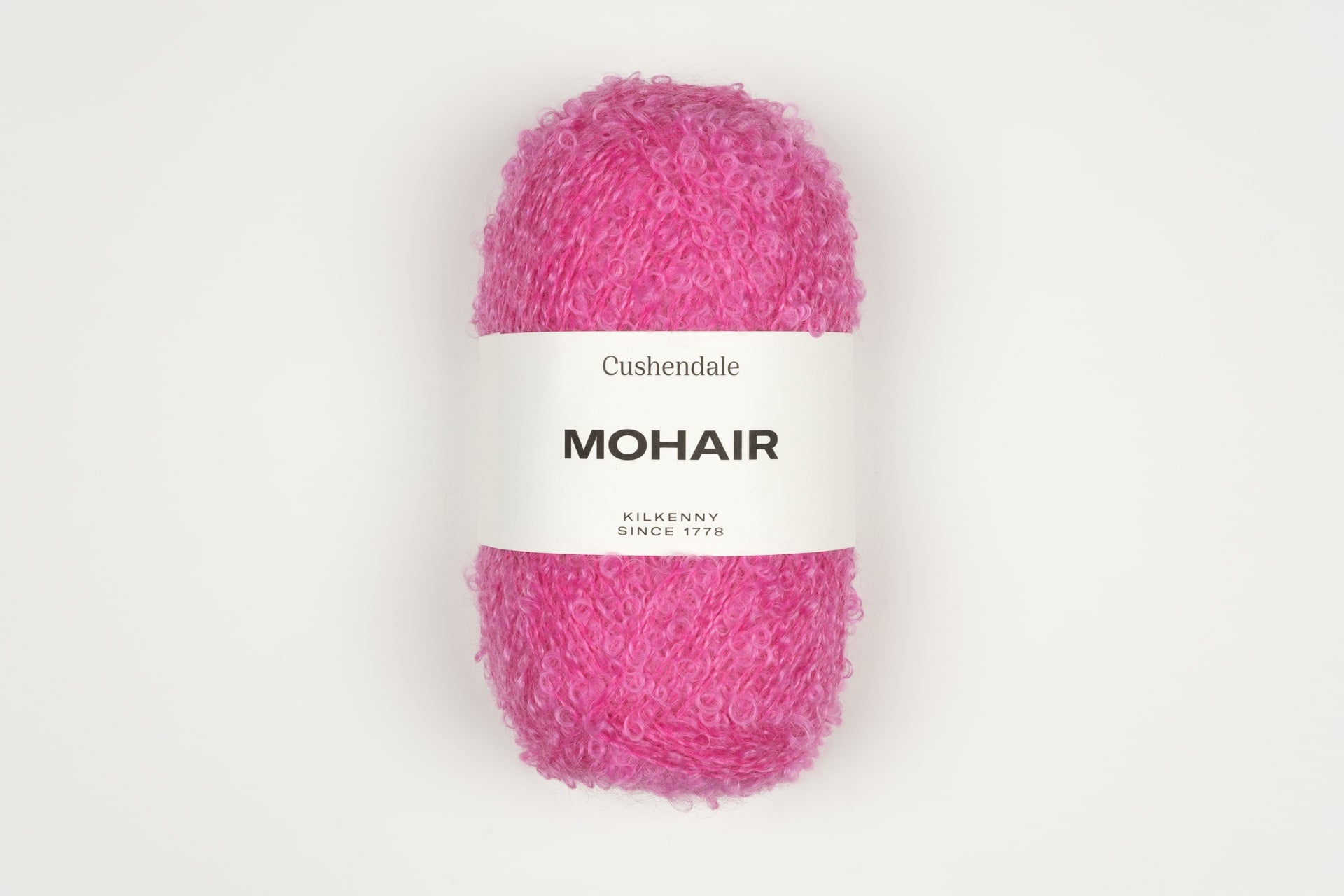 Magenta Mohair Yarn - Cushendale Woollen Mills