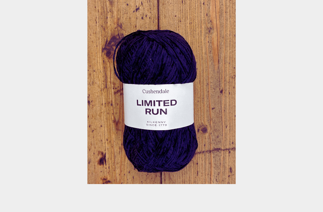 Navy Chenille Yarn - Cushendale Woollen Mills