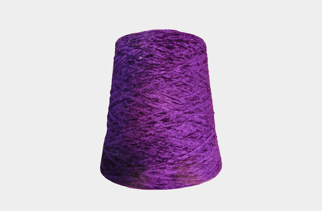 Plum Chenille Yarn - Cushendale Woollen Mills