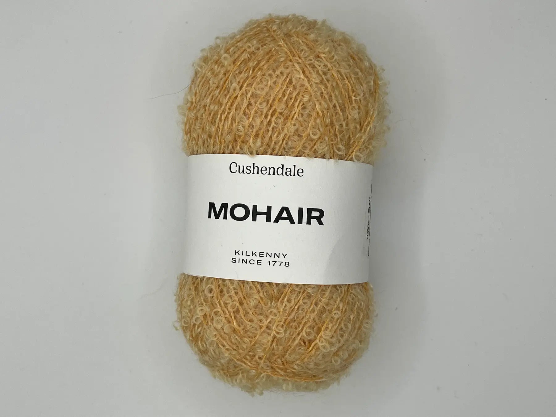 Gold Mohair Yarn - Cushendale Woollen Mills