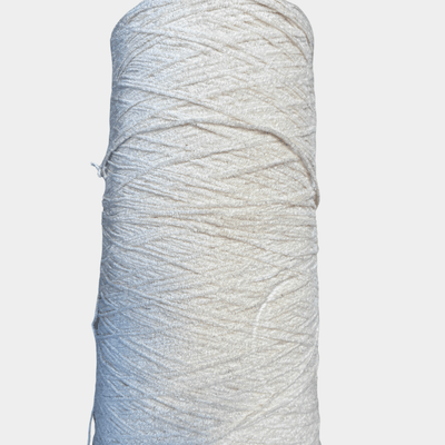 White Chenille Yarn - Cushendale Woollen Mills